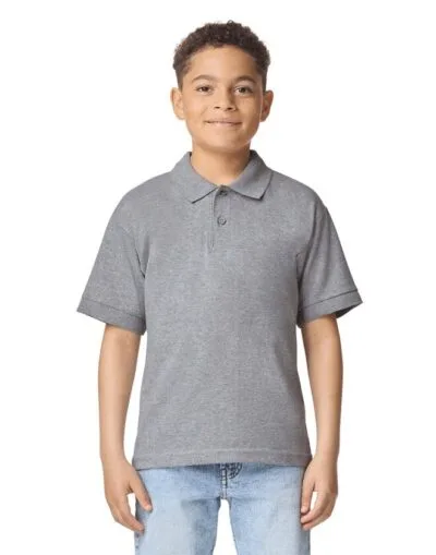 Gildan Kids dryblend jersey knit polo — Custom Embroidery Available | Xceluk