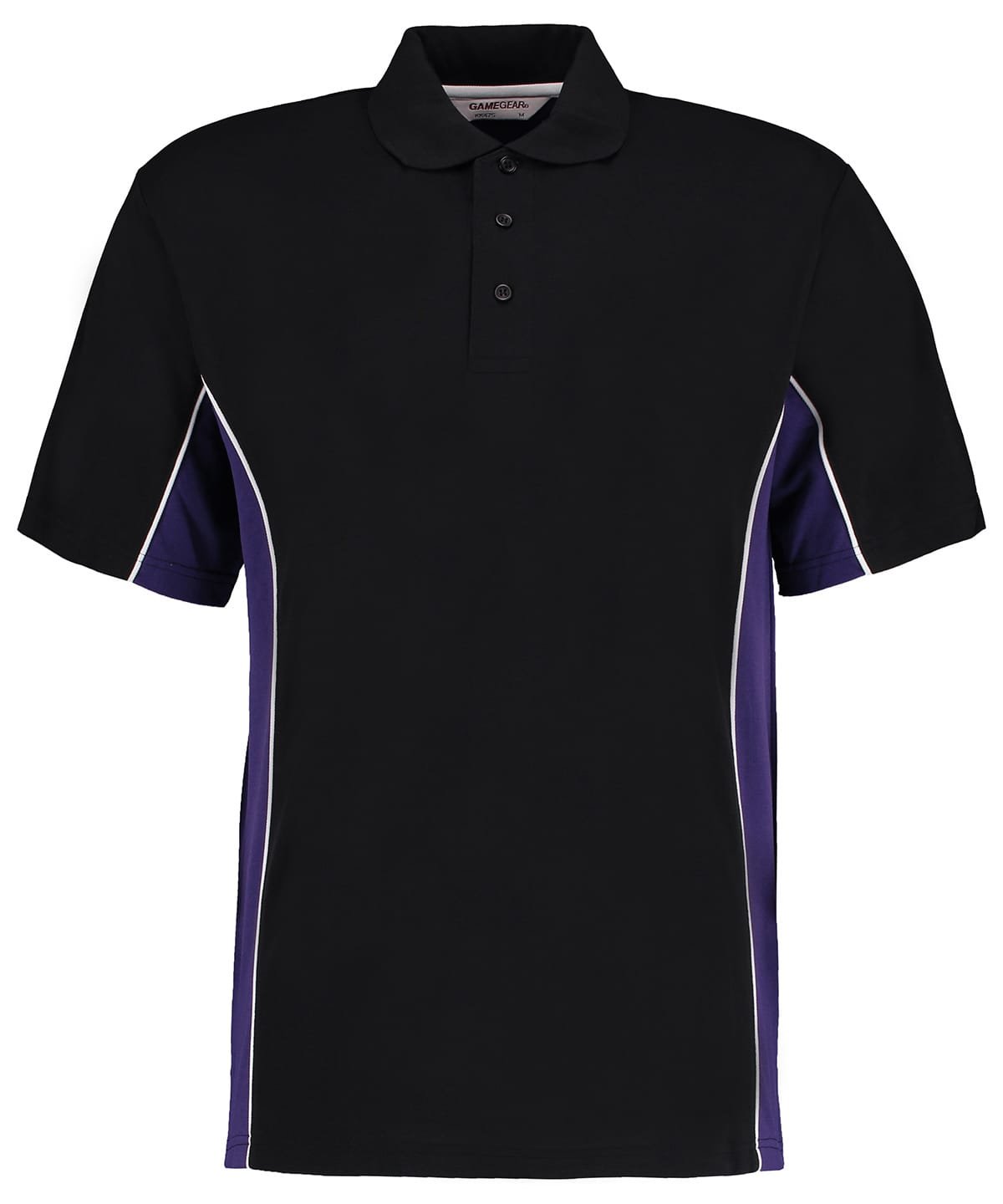 black-purple-white