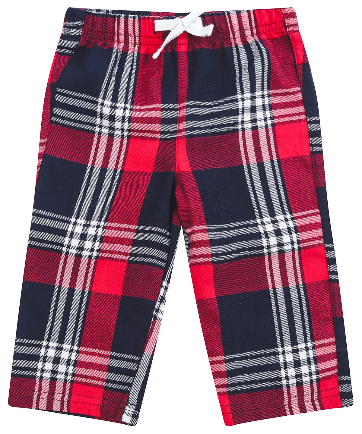 red-navy-check