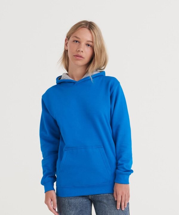 Just Hoods Kids varsity hoodie - Custom Printed & Embroidered Hoodies – Personalised in the UK | Xcel UK