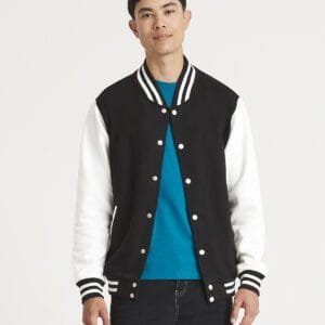 Just Hoods Varsity jacket