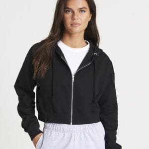 Just Hoods Women’s fashion cropped zoodie