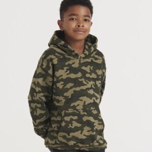 Just Hoods Kids camo hoodie