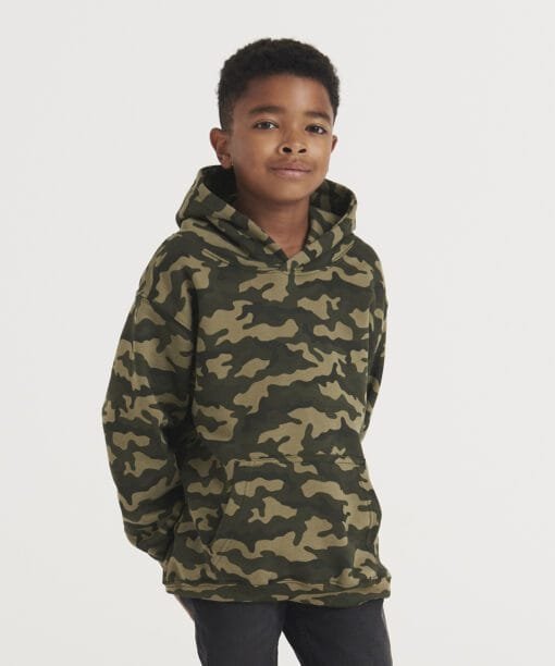 AWDis Just Hoods Kids camo hoodie