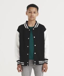 AWDis Just Hoods Kids varsity jacket