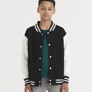 Just Hoods Kids varsity jacket