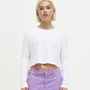 Just T’s Women’s long sleeve cropped t