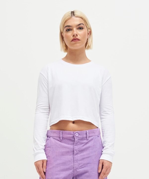 Just T's Women's long sleeve cropped t - T-Shirts | Xcel UK