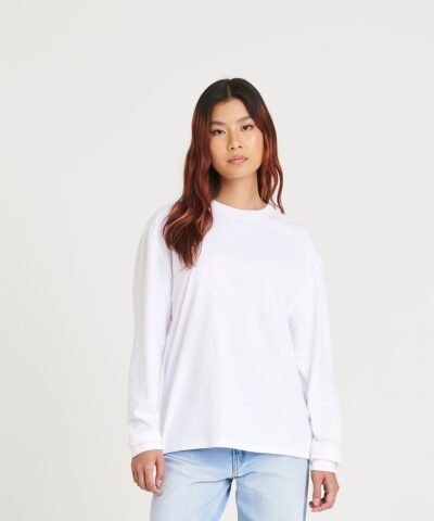 Just T's Oversize 100 long sleeve t - T-Shirts | Xcel UK