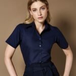 Kit Business blouse short-sleeved (tailored fit) - Blouses | Xcel UK