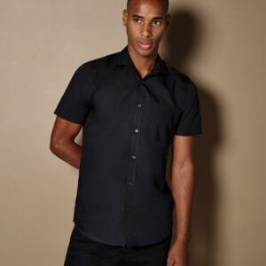 Kit Poplin shirt short-sleeved (tailored fit)