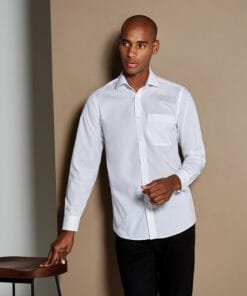 Kustom Kit Poplin shirt long-sleeved (tailored fit)
