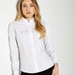 Kit Women's mandarin collar shirt long-sleeved (tailored fit) - Shirts | Xcel UK