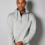 Kit Regular fit 1/4 zip hoodie - Custom Printed & Embroidered Hoodies – Personalised in the UK | Xcel UK