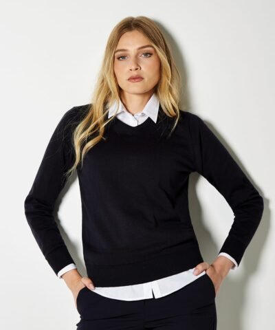 Kit Women's arundel sweater long sleeve (classic fit) - Knitted Jumpers | Xcel UK