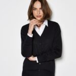 Kit Women's arundel v-neck cardigan long sleeve (classic fit) - Cardigans | Xcel UK