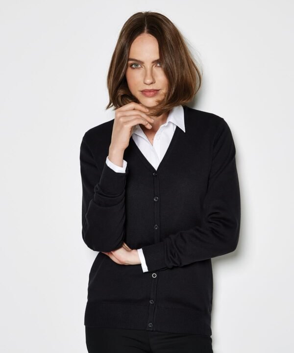 Kit Women's arundel v-neck cardigan long sleeve (classic fit) - Cardigans | Xcel UK