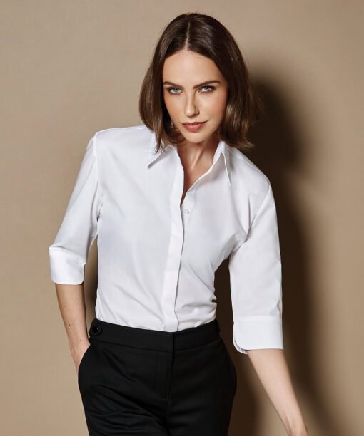Kustom Kit Contiental Â¾ sleeve blouse womens