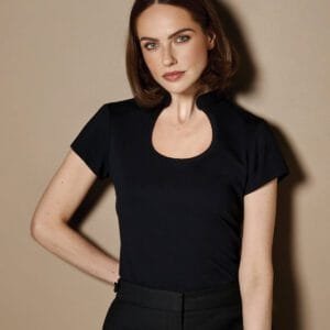 Kit Women’s corporate top keyhole neck (regular fit)