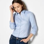 Kit Women's stretch oxford shirt long-sleeved (tailored fit) - Shirts | Xcel UK