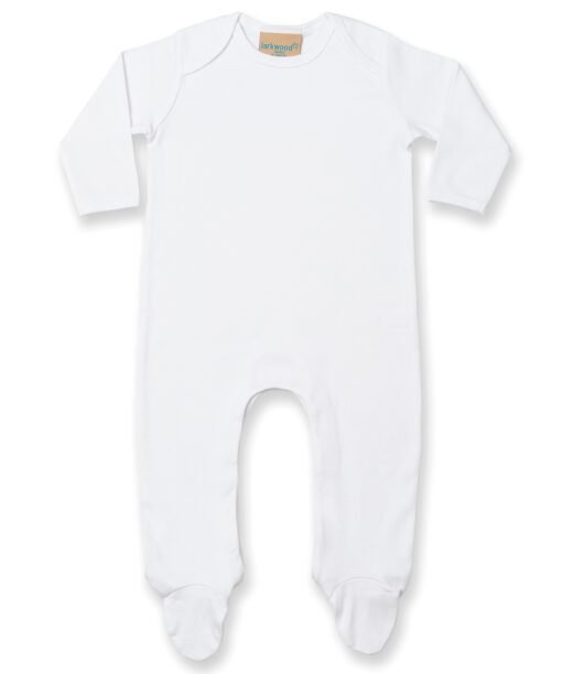 Larkwood Contrast long sleeve sleepsuit