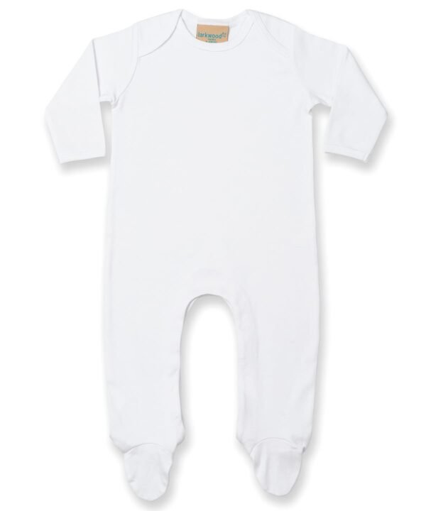 Larkwood Contrast long sleeve sleepsuit - Sleepsuits | Xcel UK