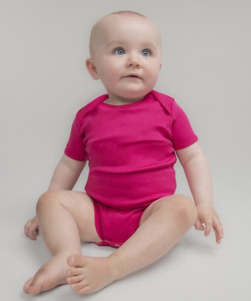 Larkwood Short-sleeved bodysuit with envelope neck opening