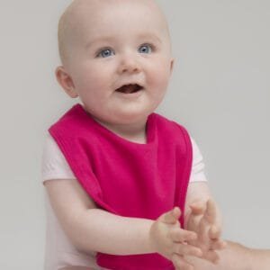 Larkwood Plain and contrast bib