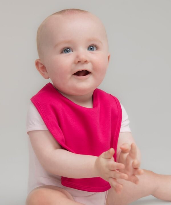 Larkwood Plain and contrast bib - Bibs | Xcel UK