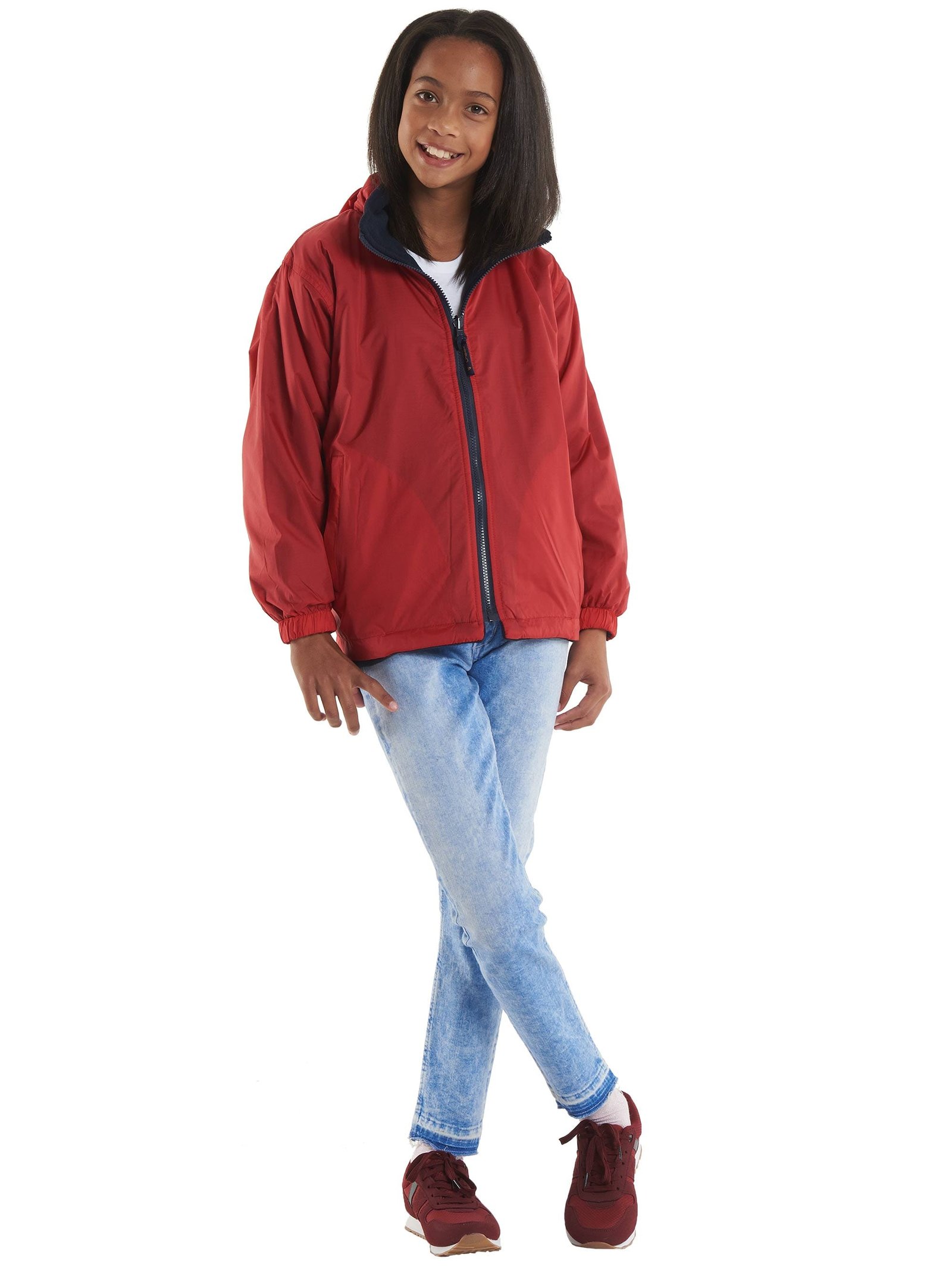 Uneek Clothing UC606 Childrens Reversible Fleece Jacket