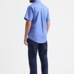 Clothing UC702 Mens Pinpoint Oxford Half Sleeve Shirt - Shirts | Xcel UK