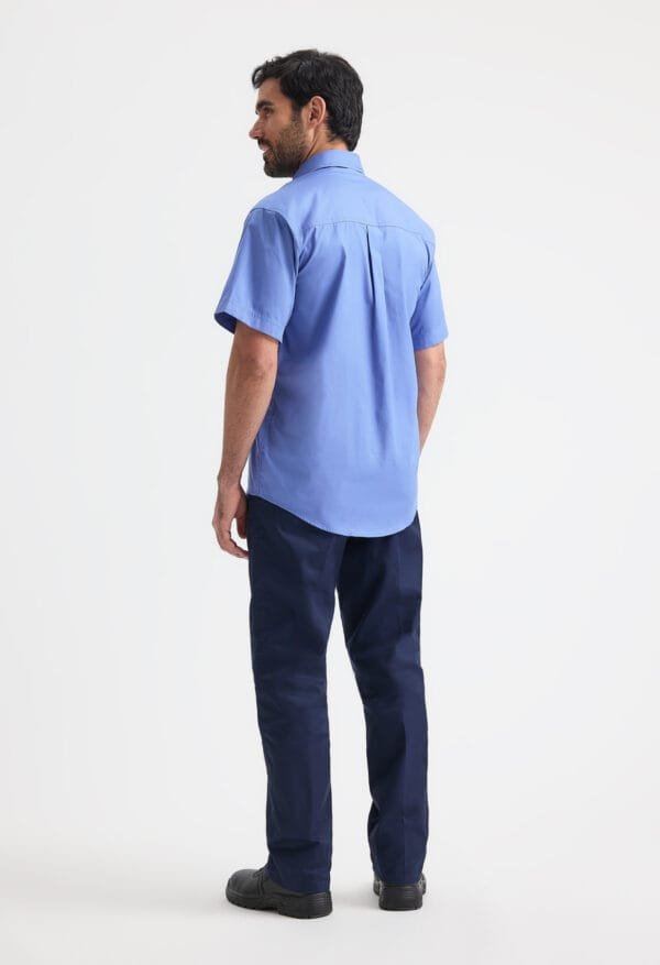 Uneek Clothing UC702 Mens Pinpoint Oxford Half Sleeve Shirt