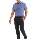 Clothing UC714 Men's Short Sleeve Poplin Shirt - Shirts | Xcel UK