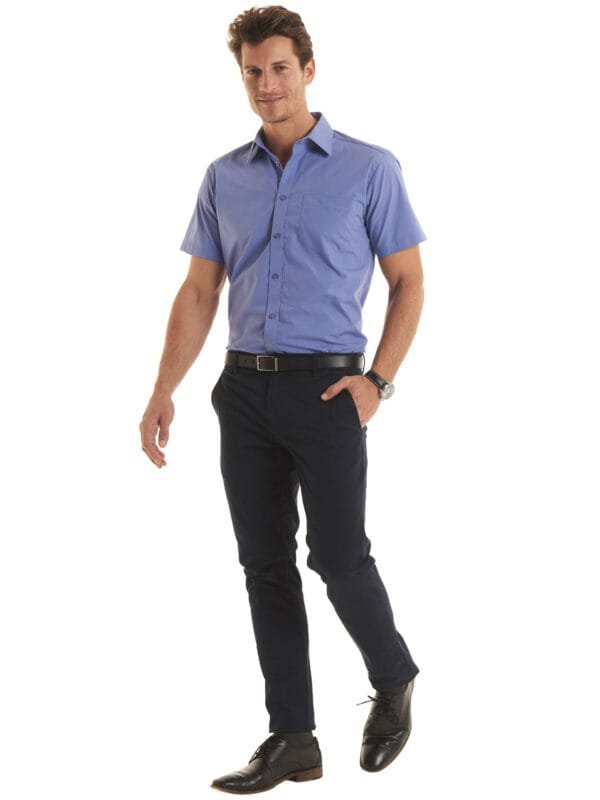 Uneek Clothing UC714 Men's Short Sleeve Poplin Shirt