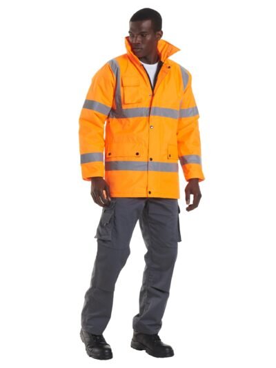 Clothing UC803 Hi Vis Road Safety Jacket - Hiviz | Xcel UK