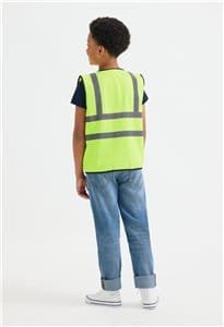 Uneek Clothing UC806 Childrens Hi Vis Waist Coat