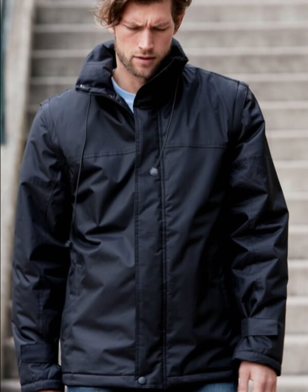Kariban Detachable-sleeved blouson jacket