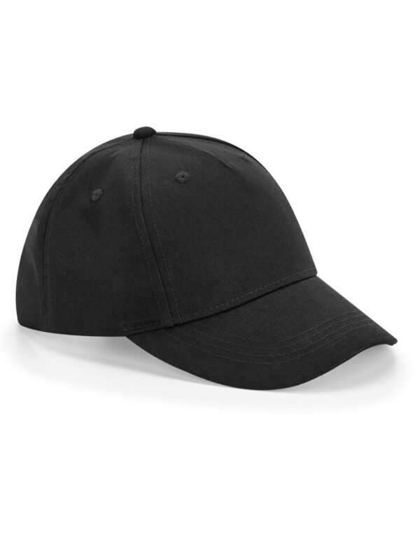 Beechfield Junior Organic Cotton 5 Panel Cap HEADWEAR | Xcel UK