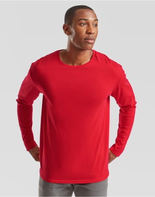 61446 Fruit Of The Loom Iconic 150 Classic Long Sleeve T-Shirts