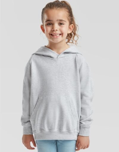 Fruit Of The Loom Kid's L/Weight Hooded Sweat - Sweatshirt | Xcel UK