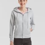 Fruit Of The Loom Ladies' Premium Hooded Sweat Jacket - Sweatshirt | Xcel UK