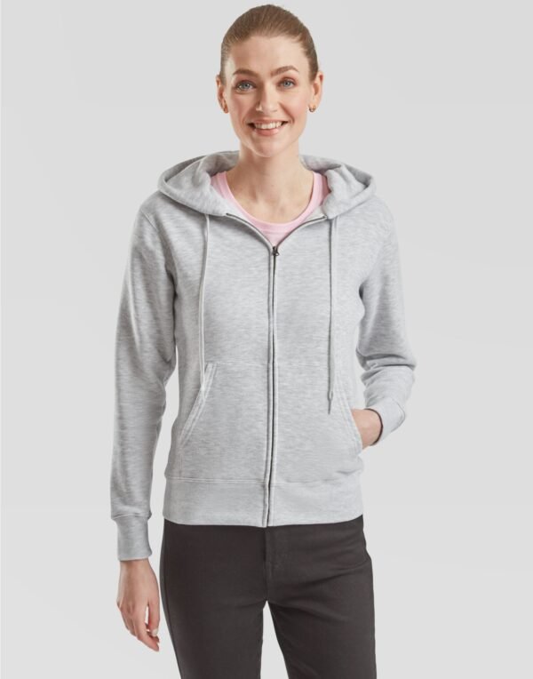 Fruit Of The Loom Ladies' Premium Hooded Sweat Jacket - Sweatshirt | Xcel UK