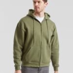 Fruit Of The Loom Men's Premium Hooded Sweat Jacket - Sweatshirt | Xcel UK