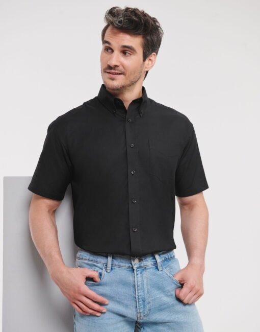 933M Russell Collection Men's S/Sleeve Oxford Shirt Corporate Wear