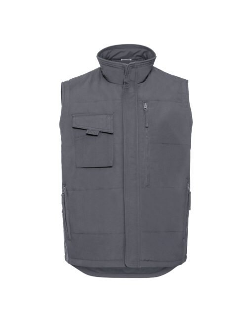 014M Russell Heavy Duty Workwear Gilet Outerwear