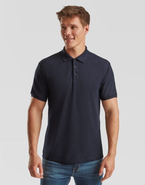 63204 Fruit Of The Loom Men's 65/35 Heavy Polo Polo Shirts