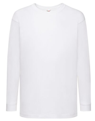 Fruit Of The Loom Kid's Valueweight L/S - T-Shirt | Xcel UK