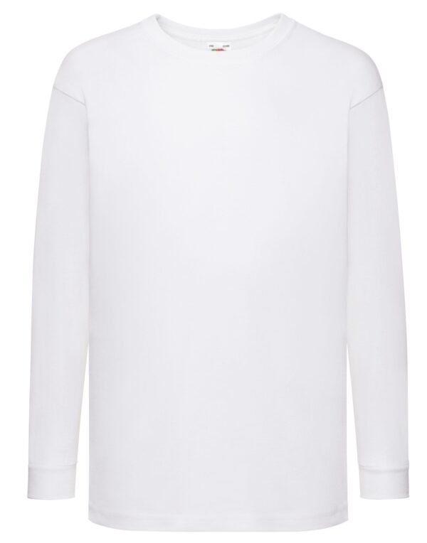 Fruit Of The Loom Kid's Valueweight L/S - T-Shirt | Xcel UK