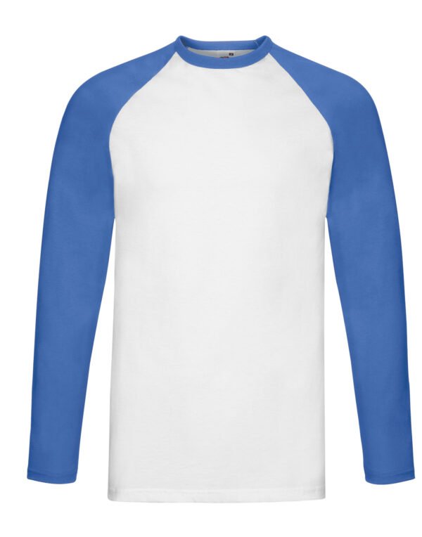 61028 Fruit Of The Loom Men's Valueweight L/Sleeve Baseball T\
T-Shirts