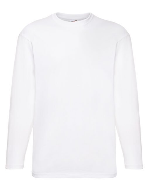 61038 Fruit Of The Loom Men's Valueweight L/S T-Shirt  T-Shirts